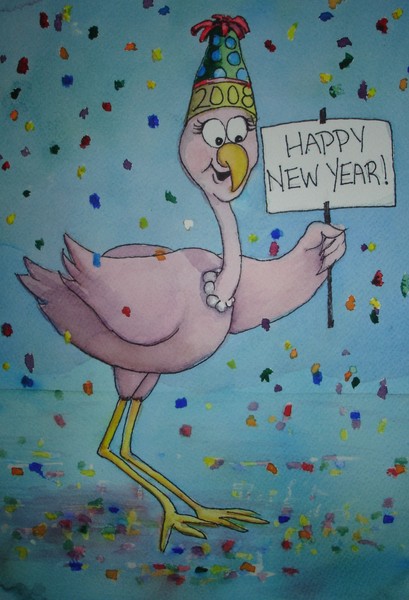 Flamingo :  Happy New Year 2008