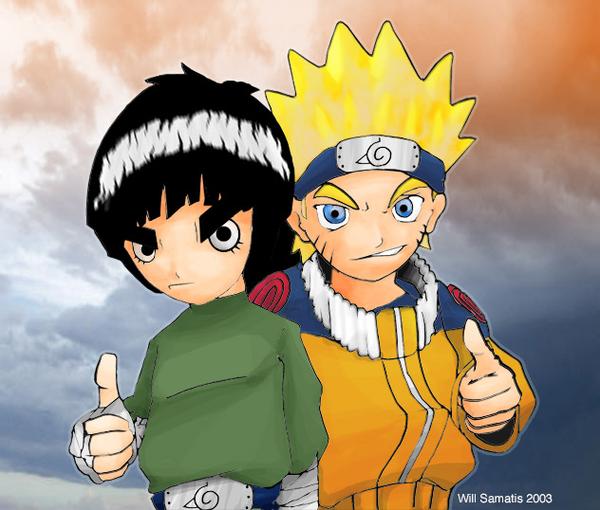 Rock Lee and Naruto