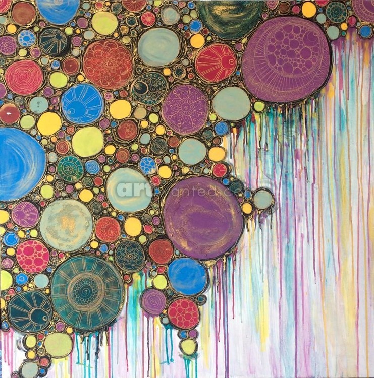 Abstract Bubbles art