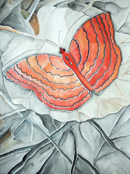 Leaf memoirs - butterflies and leaves