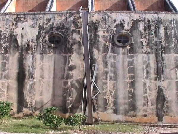 Cathedral wall, Trinidad, Cuba