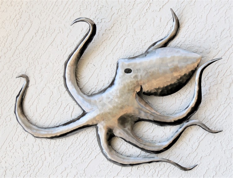 Octopus wall sculpture