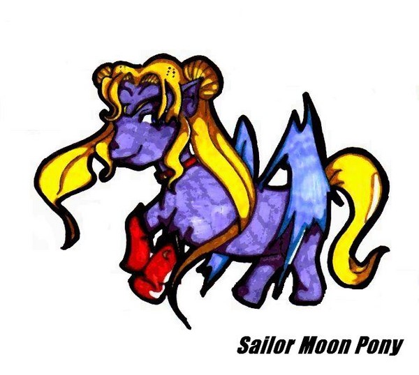 Sailor moon pony