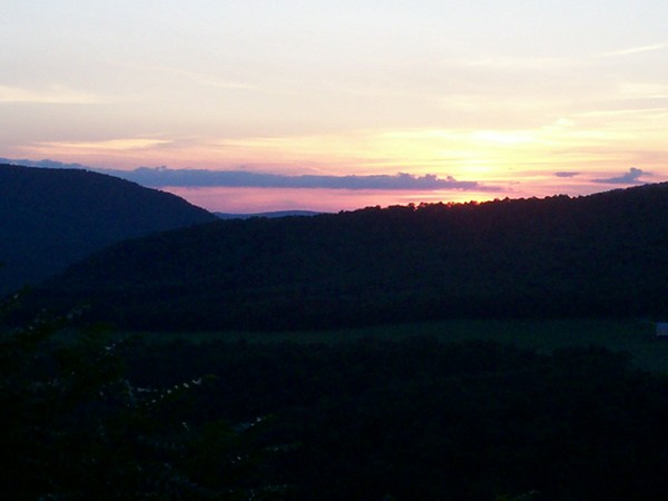 Sunset in West Virginia