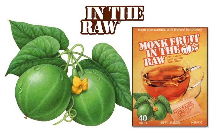 Monk Fruit Illustration for In-The-Raw