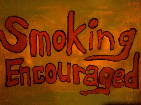 Smoking Encouraged (Red) 