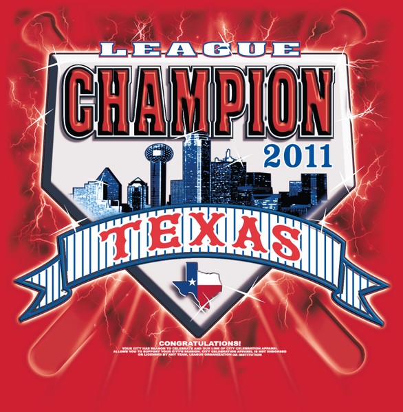 American League Champs 2011-TEXAS
