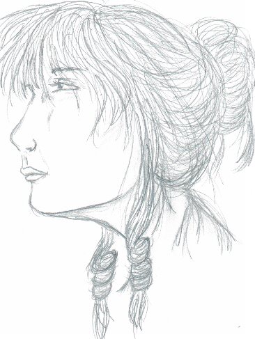 woman profile study