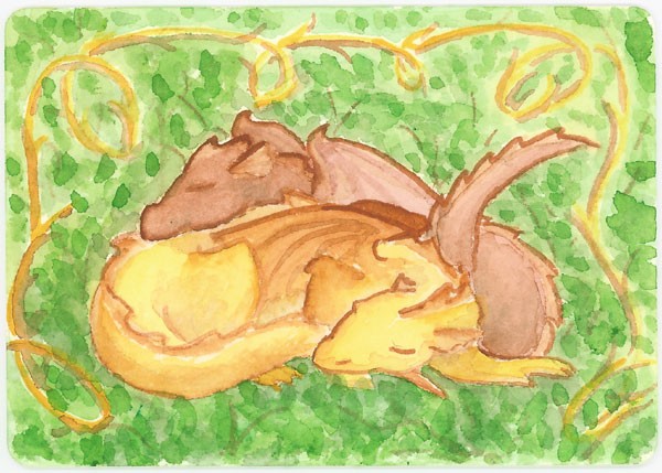 Snuggle ACEO