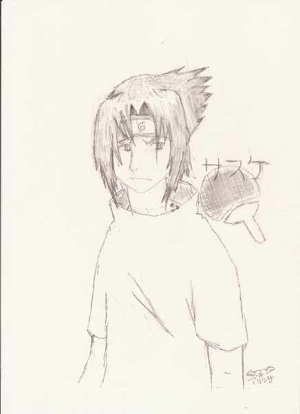Sasuke with Sharingan