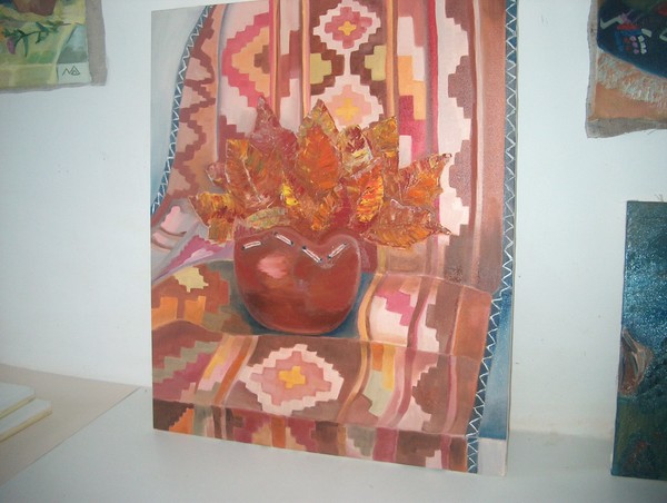 Still Life with Autumn Leaves