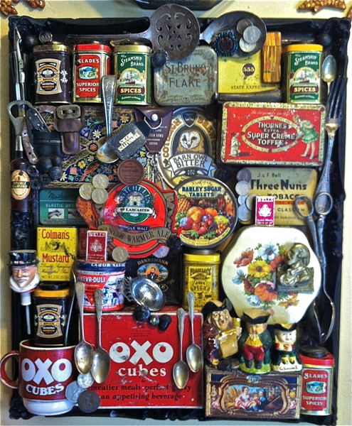ANTIQUE PIECES COLLAGE FROM THE U.K.
