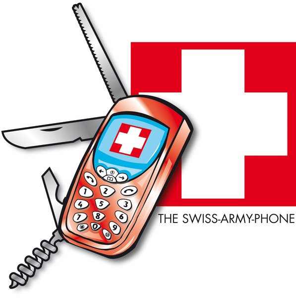 Swiss army phone