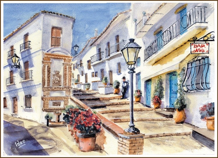 Village view in Andalusia