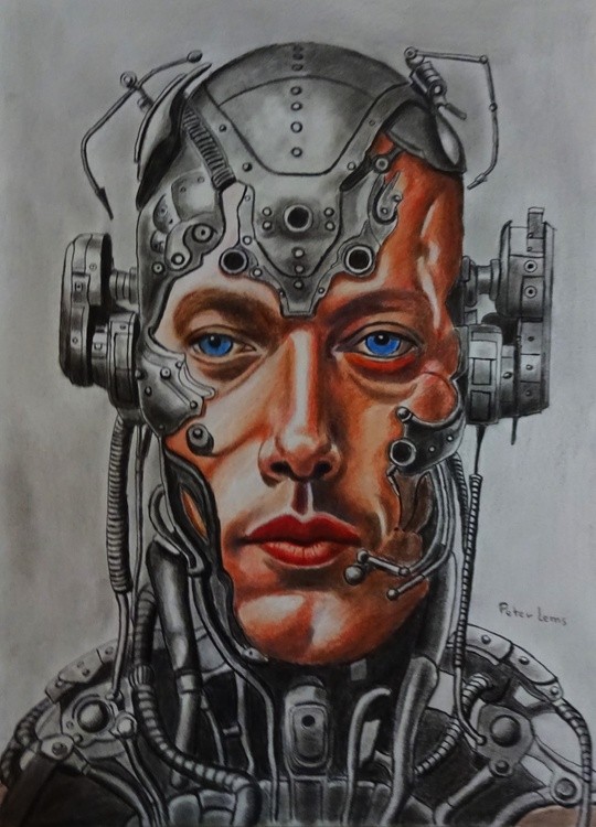 Cyborg head