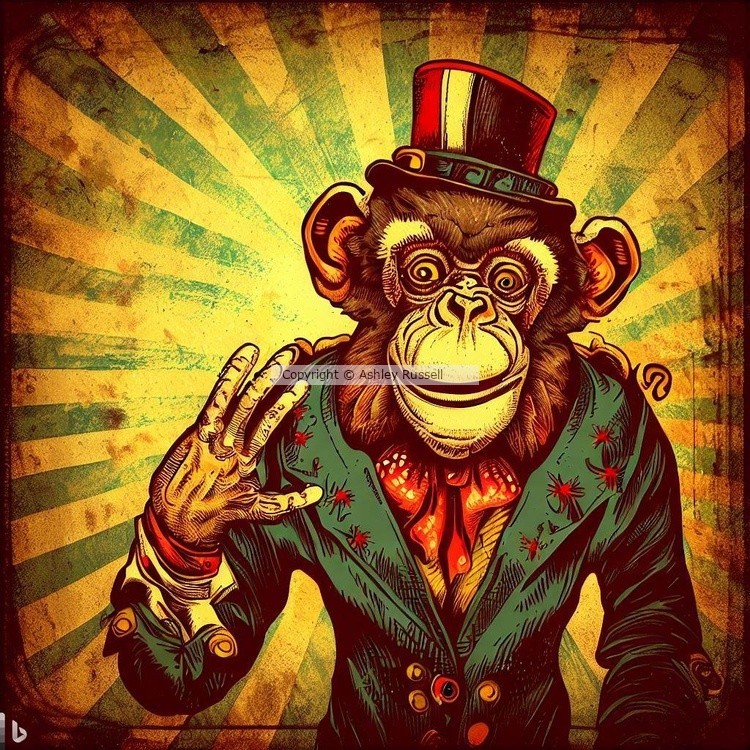 Circus Monkey-Vintage