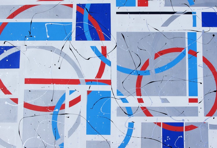 Painting: geometric forms p87
