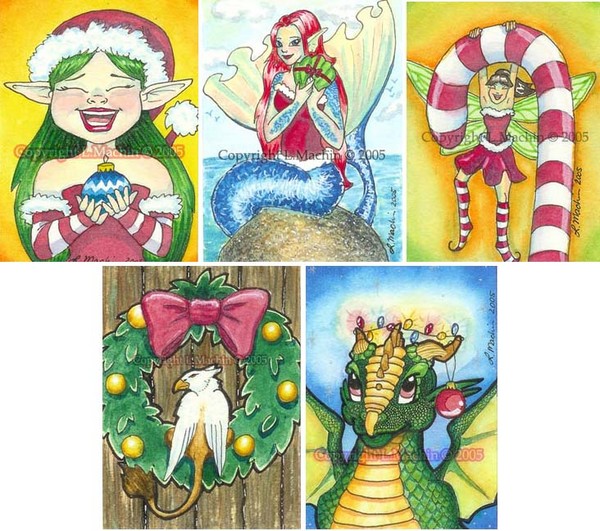 Xmas ACEO's