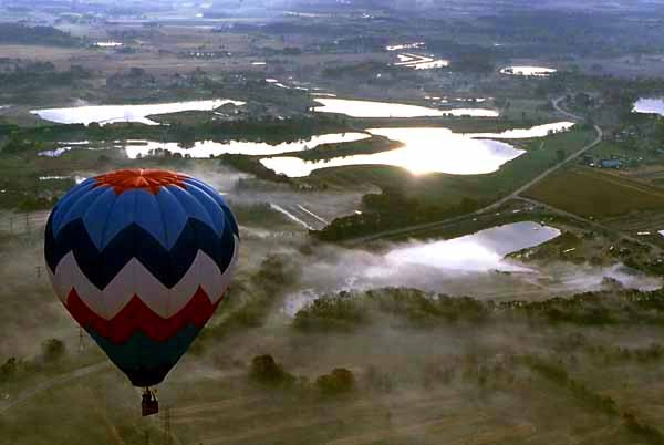 Ballooning over Wisconsin