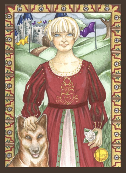 Linda and Dog Lucky Commission