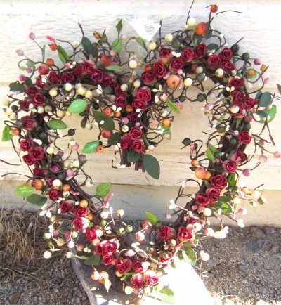 Heart Shaped Wreath – For Fall