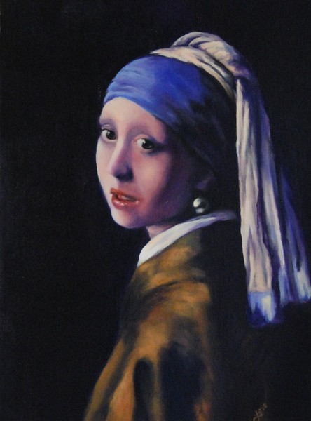 Girl with a Pearl Earring - AFT Vermeer  -  SOLD
