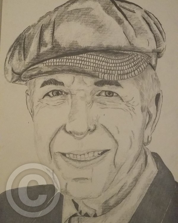 Leonard Cohen Drawing