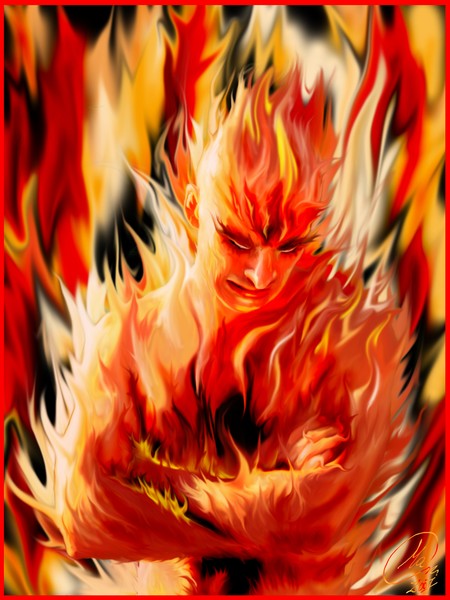 Me as the Human Torch
