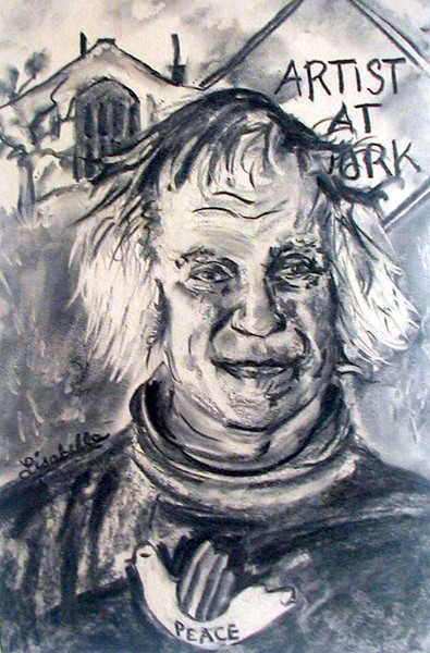 For Petes' Sake Charcoal Portraits by Lisabelle