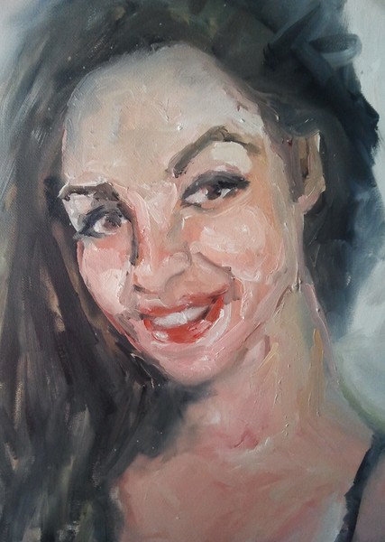 oil painting study portrait 