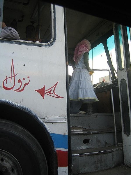 Girl on Bus