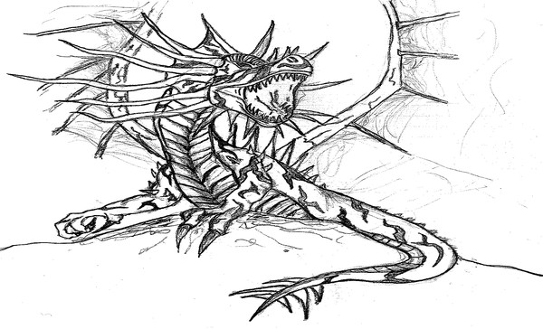 Dragon 001 (frist ever dragon drawn)