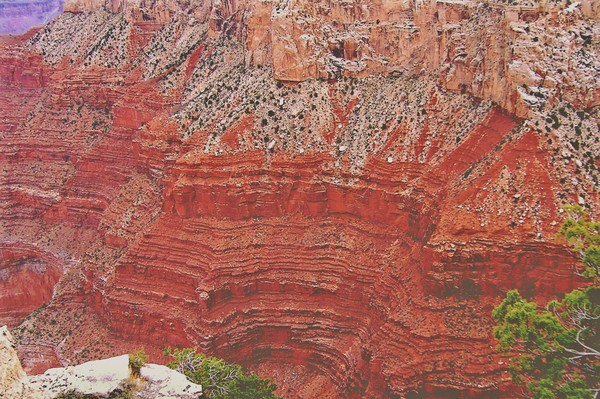 Wall of the Grand Canyon 