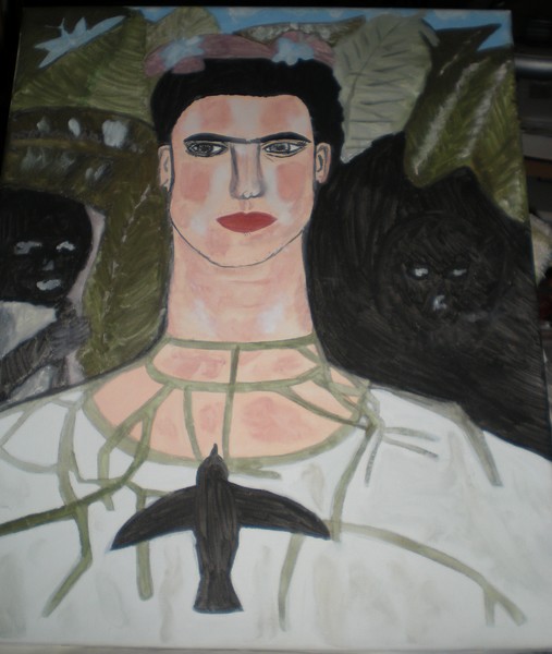 Frida Kahlo self portrait (07)