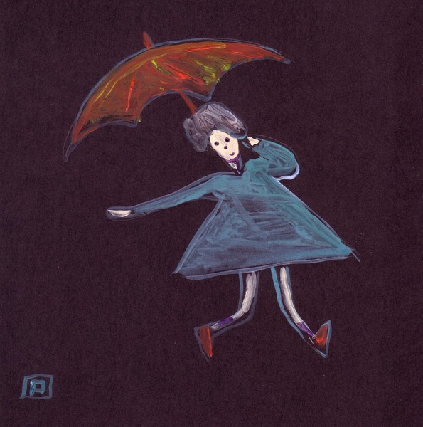 GIRL WITH A BROLLY