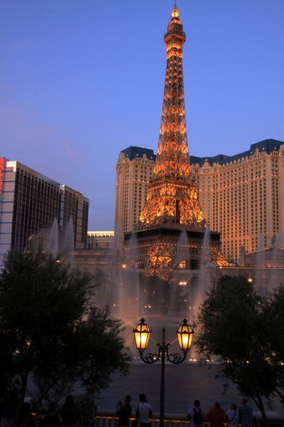 The Strip Vegas at night