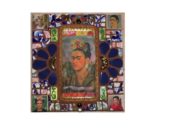 Frida Kahlo 12 x 12 Mosaic Panel