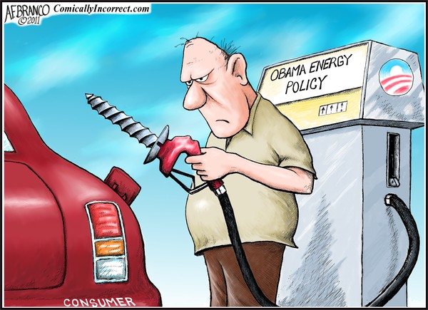 Obama Energy Policy (Cartoon)