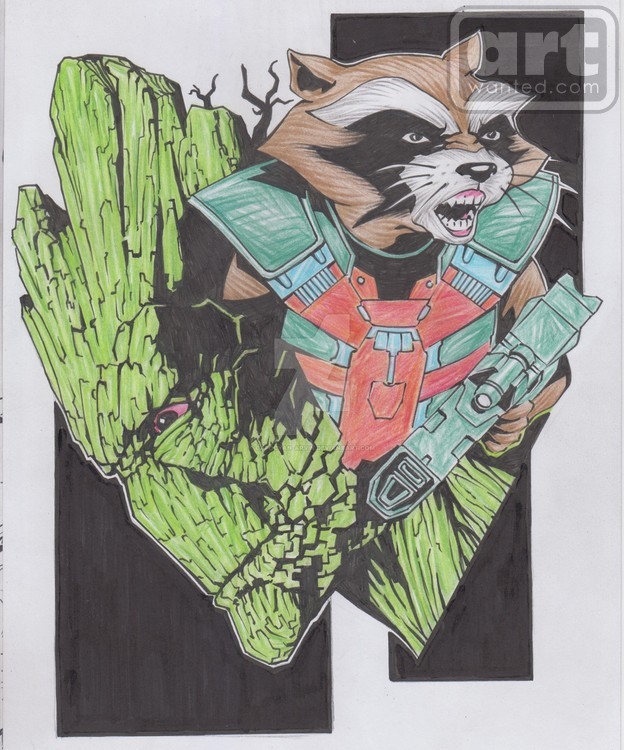 GROOT AND ROCKET