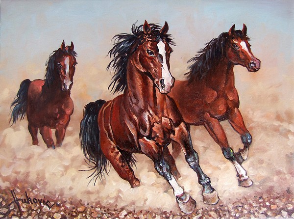 runaway horses