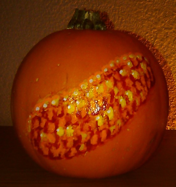 Indian Corn Pumpkin Painting