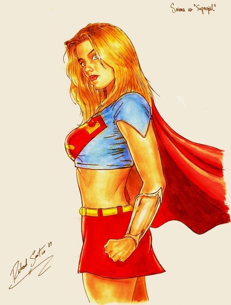 Serena as Supergirl