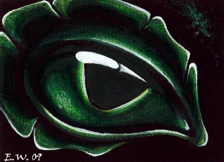 Eye Of The Baby Green Dragon