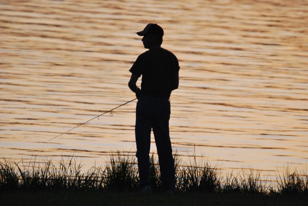 Sunset Fisherman