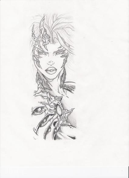 Witchblade drawing