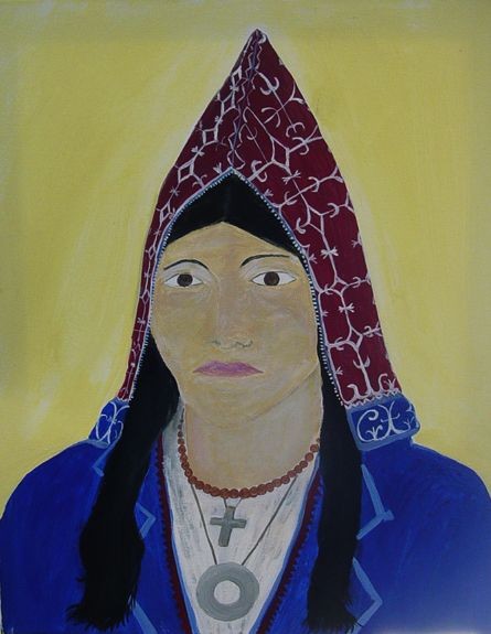 MicMac Woman in Traditional Cap