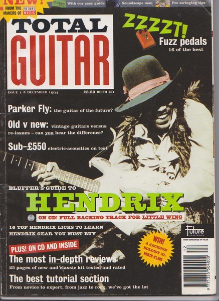 TOTAL GUITAR ISSUE 1 DECEMBER 1994 MAGAZINE -