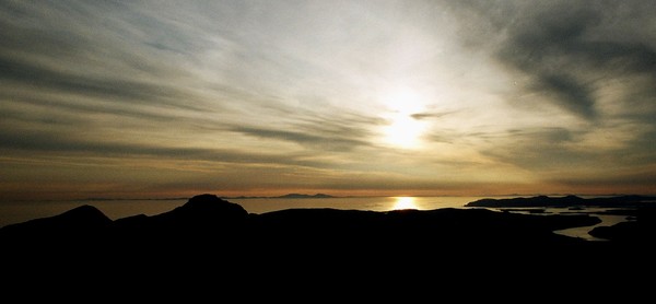 sunset over Lewis