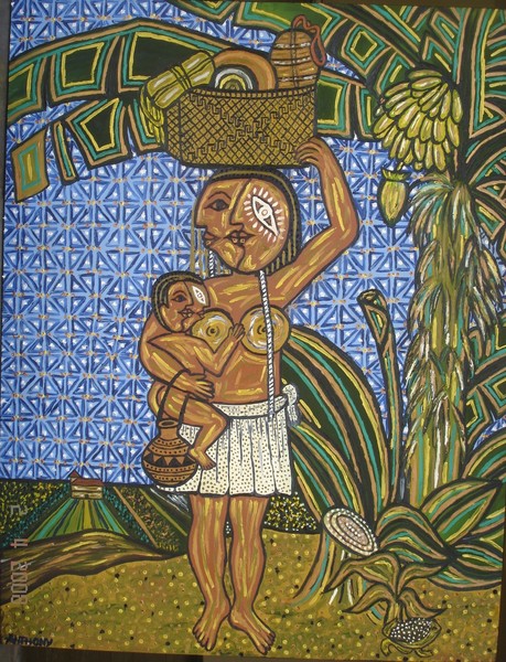 Mulher Tupi com criança
