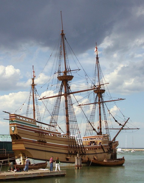 Mayflower II at Plymouth, MA